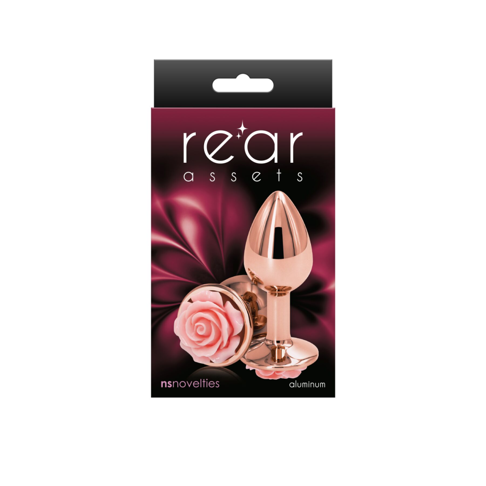 Анальная пробка NS Novelties Rear Assets - Rose - Small - Pink