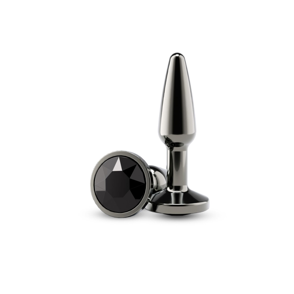 Анальная пробка NS Novelties Rear Assets - Tapered - Small - Gunmetal - Black