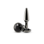 Анальная пробка NS Novelties Rear Assets - Tapered - Small - Gunmetal - Black
