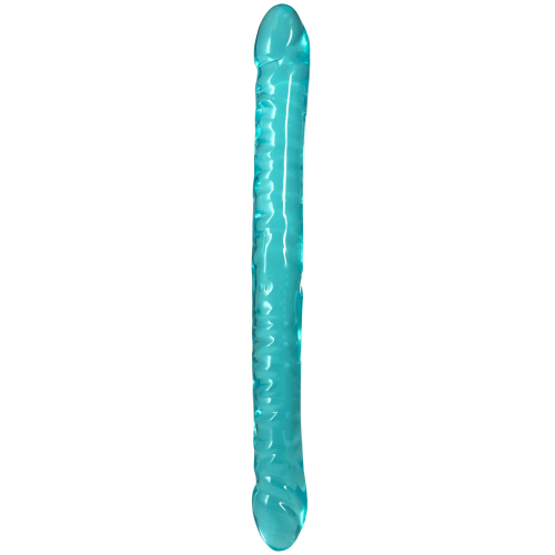Фаллоимитатор двусторонний Doc Johnson Crystal Jellies Double Dong