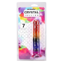 Дилдо Doc Johnson Crystal Jellies - 7 Inch Сlassic Dong - Rainbow