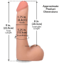 Фаллоимитатор Doc Johnson The Realistic Cock ULTRASKYN - 9 Inch with Balls Vanilla
