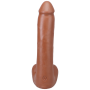 Фаллоимитатор Doc Johnson The Realistic Cock ULTRASKYN - 9 Inch with Balls Caramel