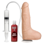 Кончающий фаллоимитатор Doc Johnson The Realistic Cock ULTRASKYN - Squirting 9,5 Inch Vanilla