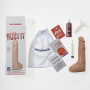 Кончающий фаллоимитатор Doc Johnson The Realistic Cock ULTRASKYN - Squirting 9,5 Inch Vanilla