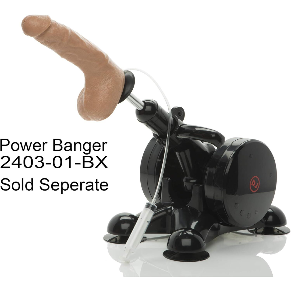Кончающий фаллоимитатор Doc Johnson The Realistic Cock ULTRASKYN - Squirting 9,5 Inch Vanilla