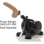 Кончающий фаллоимитатор Doc Johnson The Realistic Cock ULTRASKYN - Squirting 9,5 Inch Vanilla