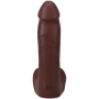 Фаллоимитатор Doc Johnson The Realistic Cock ULTRASKYN - 7 Inch with Balls Chocolate