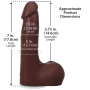 Фаллоимитатор Doc Johnson The Realistic Cock ULTRASKYN - 7 Inch with Balls Chocolate