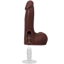 Фаллоимитатор Doc Johnson The Realistic Cock ULTRASKYN - 7 Inch with Balls Chocolate