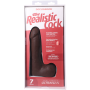 Фаллоимитатор Doc Johnson The Realistic Cock ULTRASKYN - 7 Inch with Balls Chocolate
