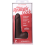 Фаллоимитатор Doc Johnson The Realistic Cock ULTRASKYN - 7 Inch with Balls Chocolate