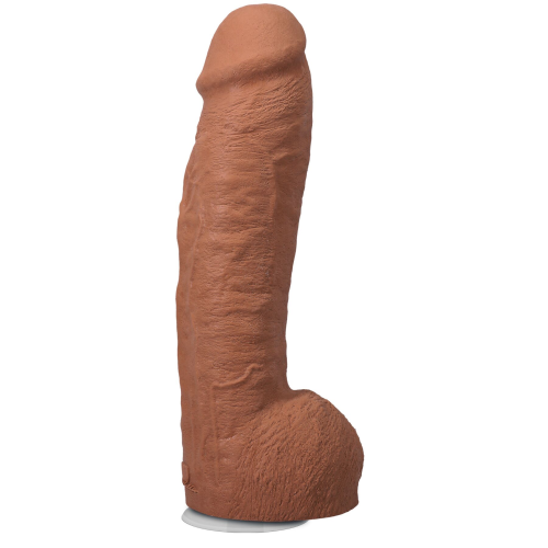 Фаллоимитатор Doc Johnson The Realistic Cock ULTRASKYN - 12 Inch Hung with Balls Caramel