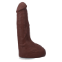 Кончающий фаллоимитатор Doc Johnson The Realistic Cock ULTRASKYN - Squirting 9,5 Inch Chocolate