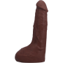Кончающий фаллоимитатор Doc Johnson The Realistic Cock ULTRASKYN - Squirting 9,5 Inch Chocolate