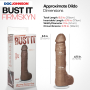 Кончающий фаллоимитатор Doc Johnson The Realistic Cock ULTRASKYN - Squirting 9,5 Inch Caramel