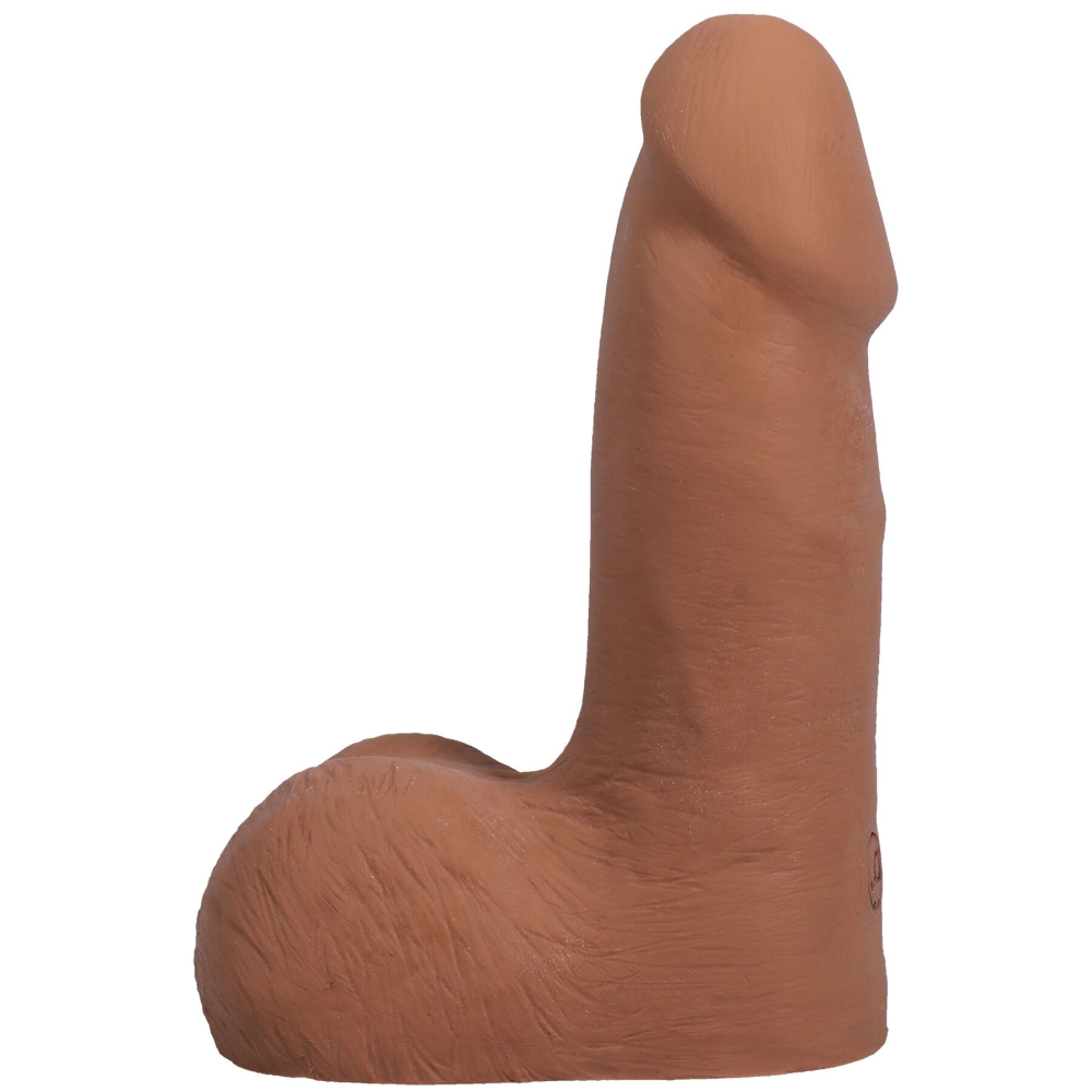 Фаллоимитатор Doc Johnson The Realistic Cock ULTRASKYN - 5 Inch with Balls Caramel