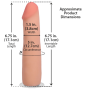 Фаллоимитатор Doc Johnson The Realistic Cock ULTRASKYN - 7 Inch Vanilla