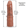 Фаллоимитатор Doc Johnson The Realistic Cock ULTRASKYN - 7 Inch Caramel