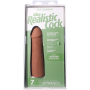 Фаллоимитатор Doc Johnson The Realistic Cock ULTRASKYN - 7 Inch Caramel