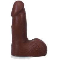 Фаллоимитатор Doc Johnson The Realistic Cock ULTRASKYN - 5 Inch with Balls Chocolate