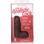 Фаллоимитатор Doc Johnson The Realistic Cock ULTRASKYN - 5 Inch with Balls Chocolate