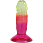 Дилдо Doc Johnson Crystal Jellies - 4.5 Inch Classic Dong - Rainbow