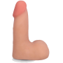 Фаллоимитатор Doc Johnson The Realistic Cock ULTRASKYN - 5" with Balls Vanilla (надрыв упаковки!!!)