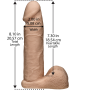 Фаллоимитатор Doc Johnson Vac-U-Lock - 8 Inch ULTRASKYN Cock White (мятая упаковка!!!)