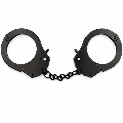 Наручники металлические DS Fetish, черные