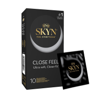Безлатексные премиум-презервативы SKYN Close Feel 10 шт (мятая упаковка!!!)