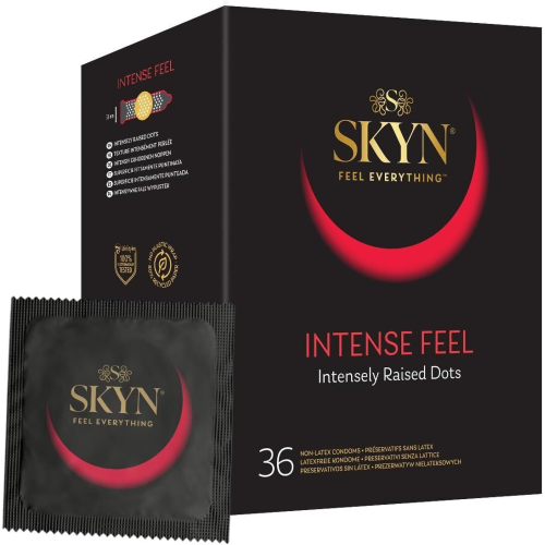 Безлатексные премиум-презервативы SKYN Intense Feel 36 шт (мятая упаковка!!!)