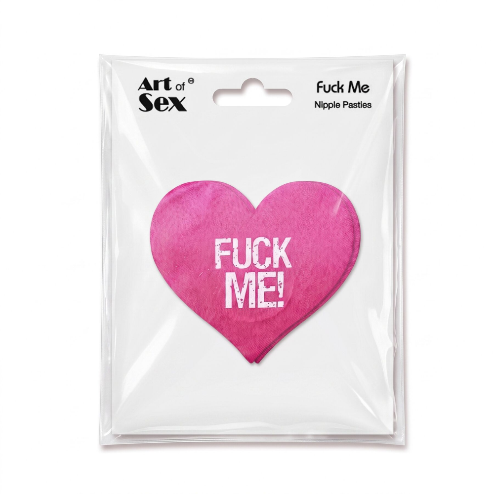 Пестис-сердечки Art of Sex - Fuck me, розовый