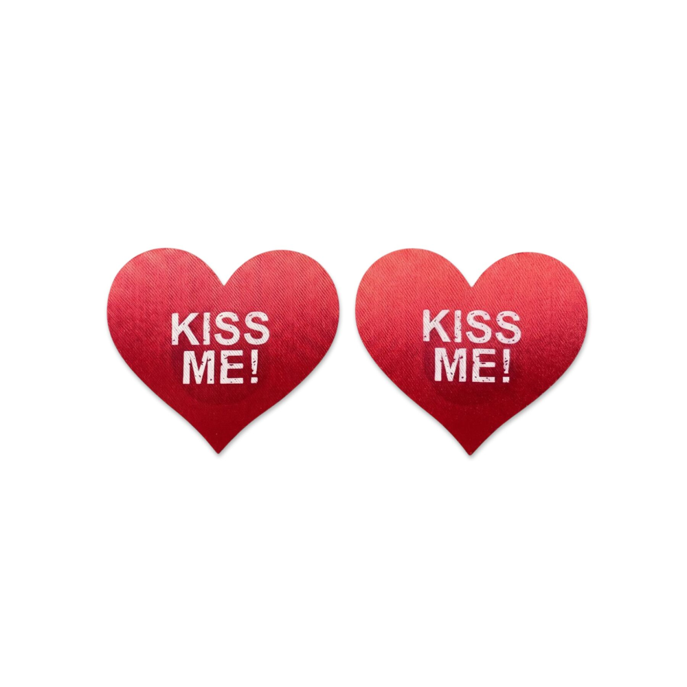 Пестис-сердечки Art of Sex - Kiss me, красный