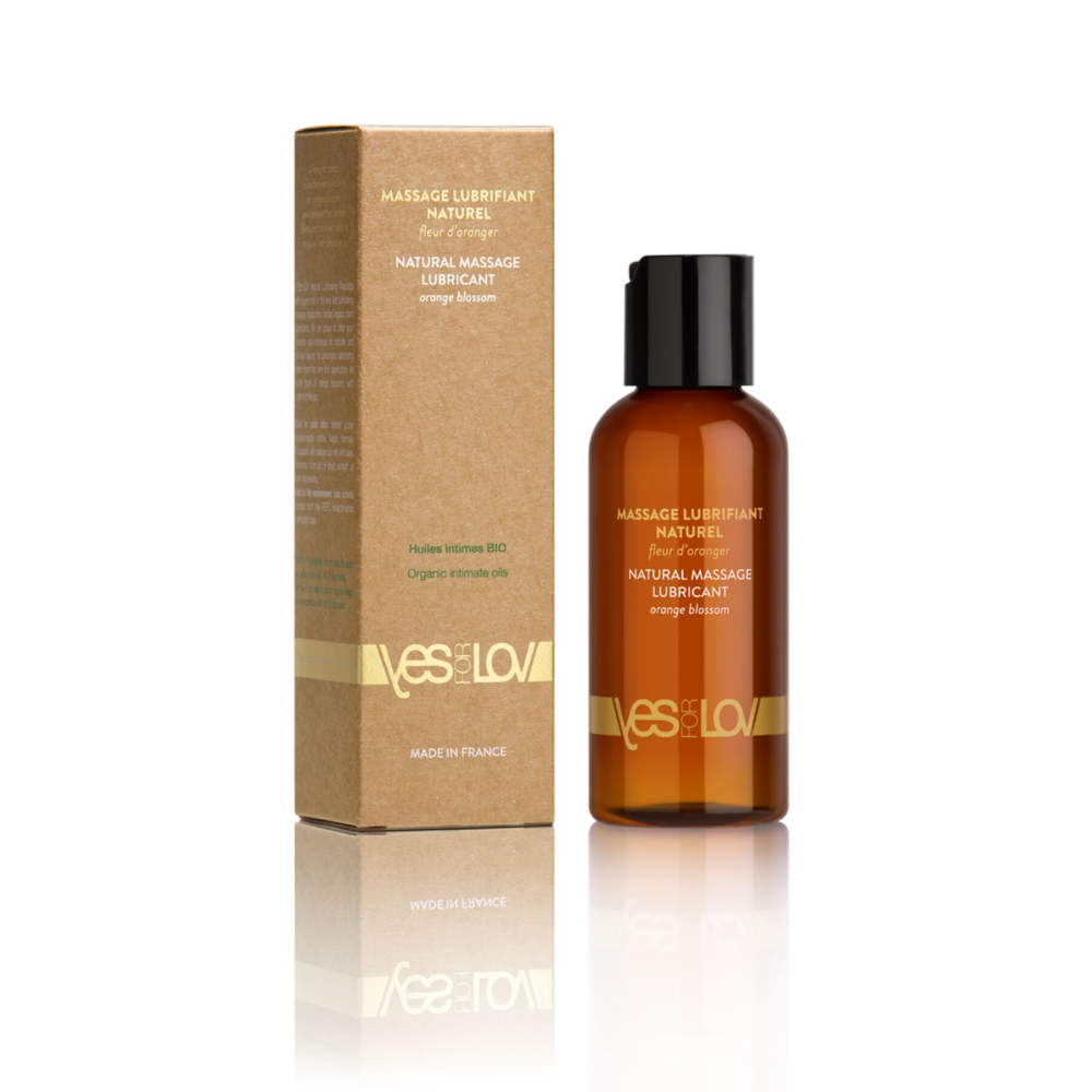 Массажное масло YESforLOV NATURAL MASSAGE LUBRICANT Orange blossom 100 мл
