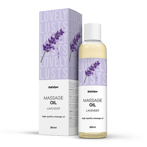 Распродажа!!! Массажное масло Satisfyer Massage Oil Lavender 250 мл (срок 30.04.2027)