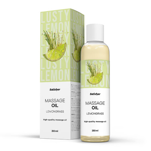 Распродажа!!! Массажное масло Satisfyer Massage Oil Lemongrass 250 мл (срок 30.04.2027)
