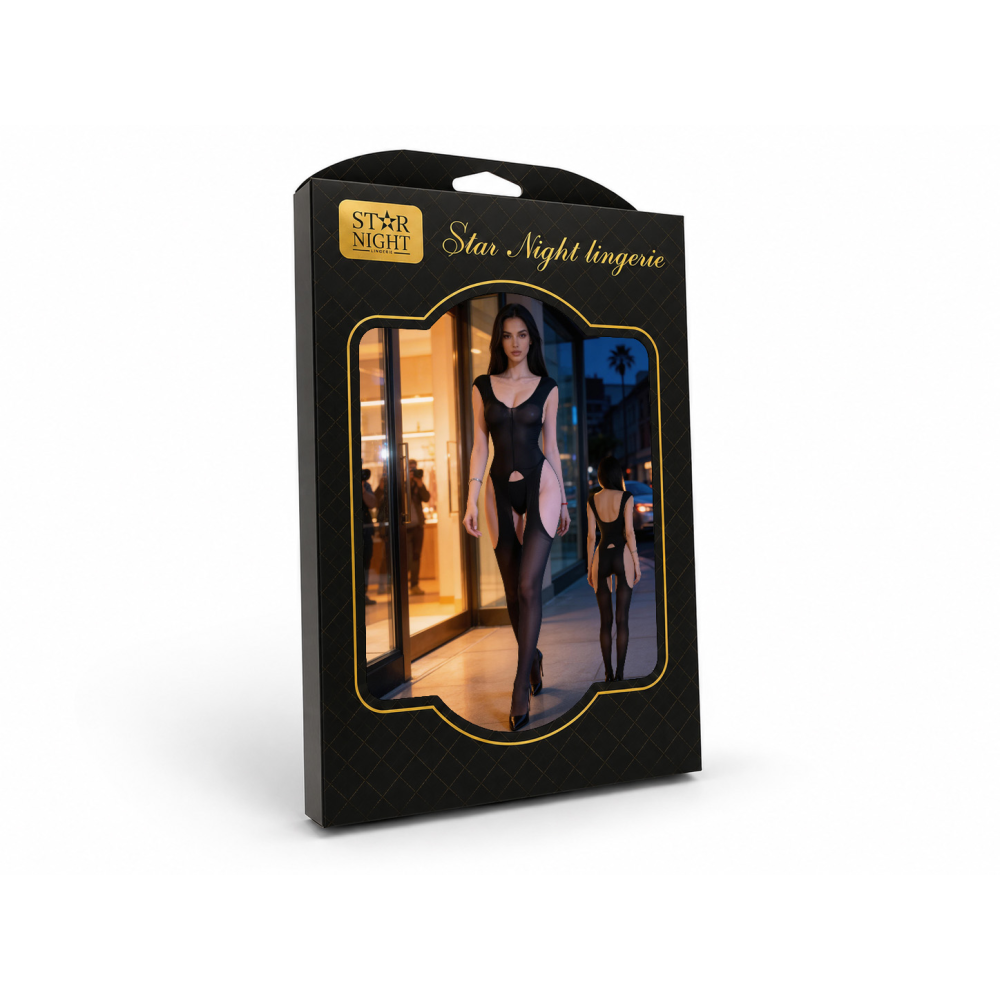 Бодистокинг сетка Star Night, черный, OS (S–L)
