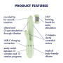 Вибратор-кролик Satisfyer Pearl Bunny 2 Light Green