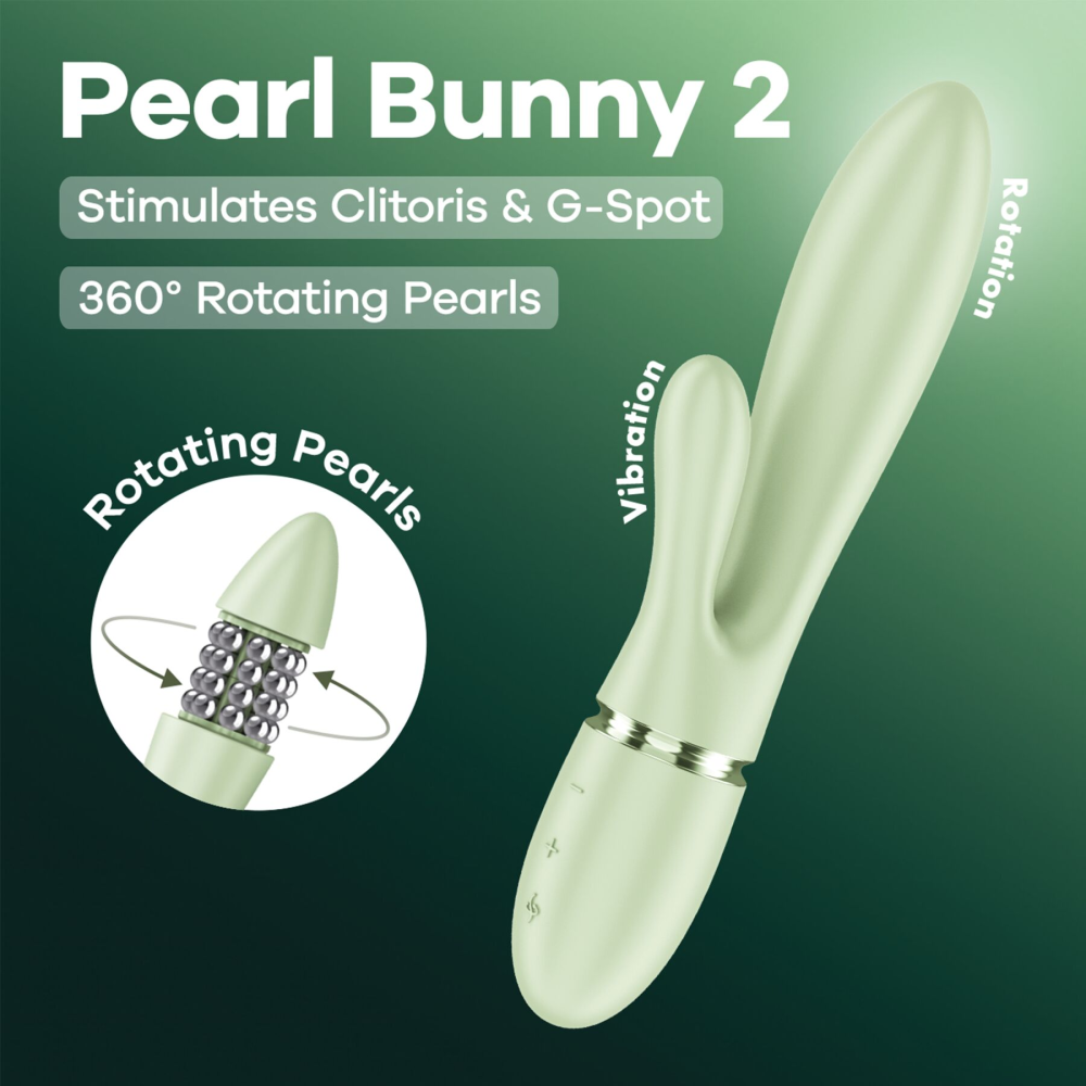 Вибратор-кролик Satisfyer Pearl Bunny 2 Light Green