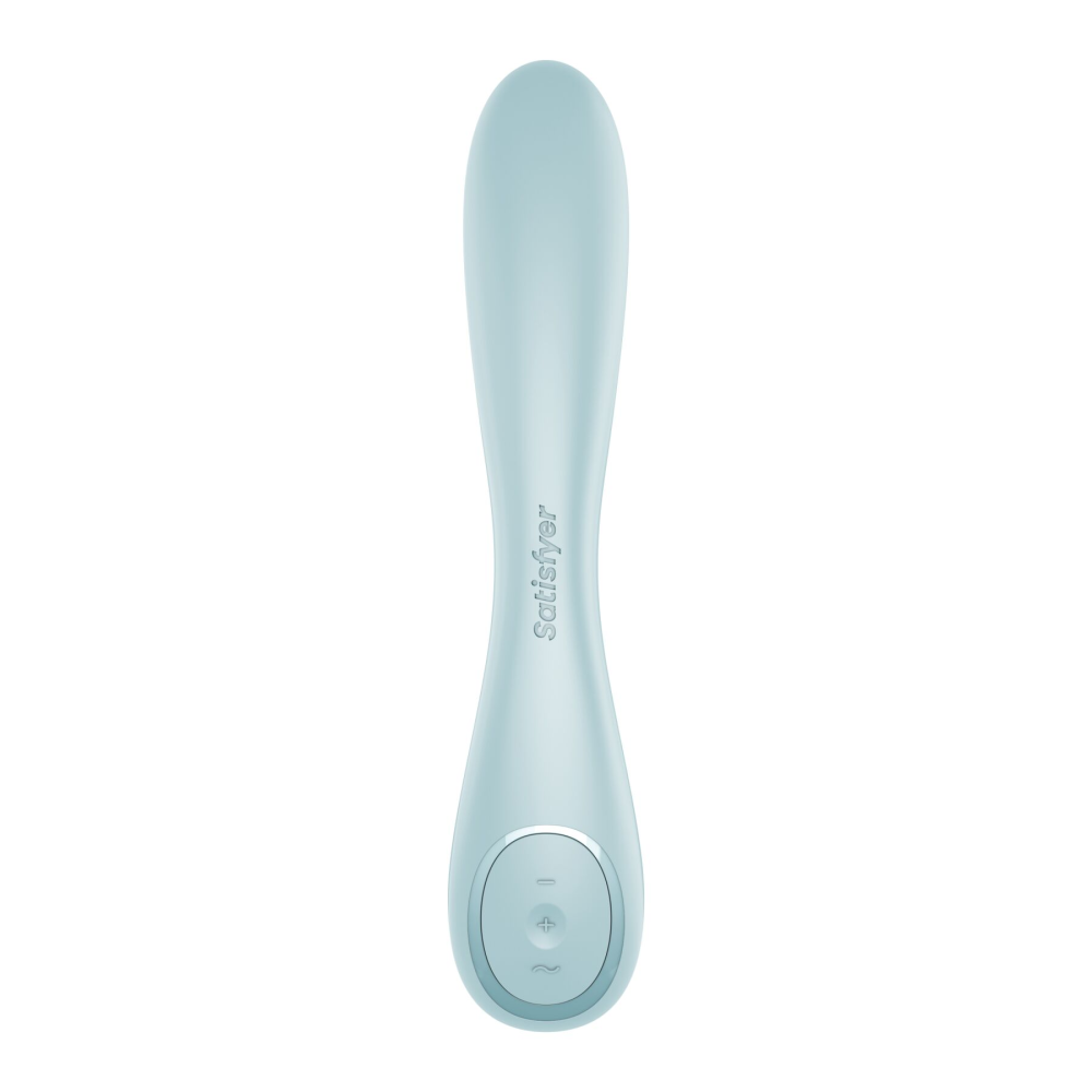 Вибратор Satisfyer G-Spot Wave 2 Ice Blue, имитирует прикосновение пальца