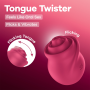 Вибростимулятор для клитора Satisfyer Tongue Twister с имитацией язычка