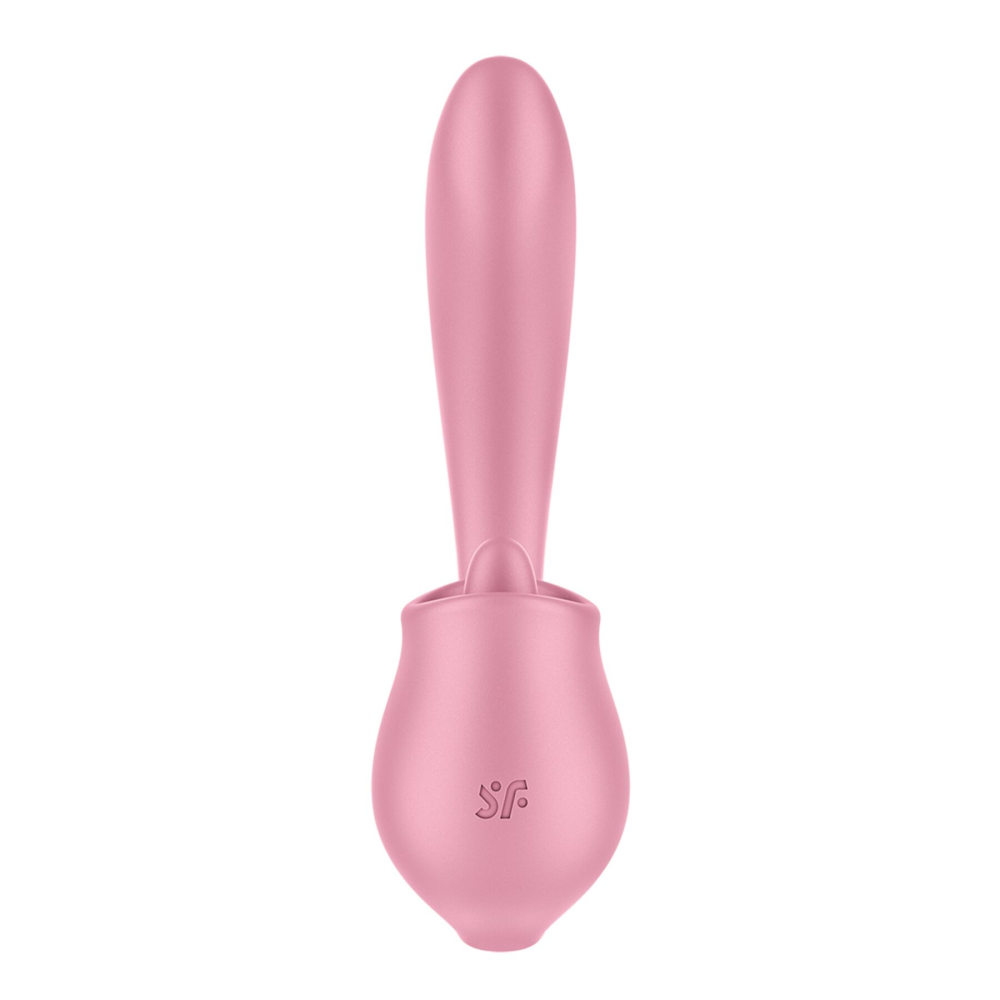 Вагинально-клиторальный вибратор Satisfyer Tongue Genius с язычком