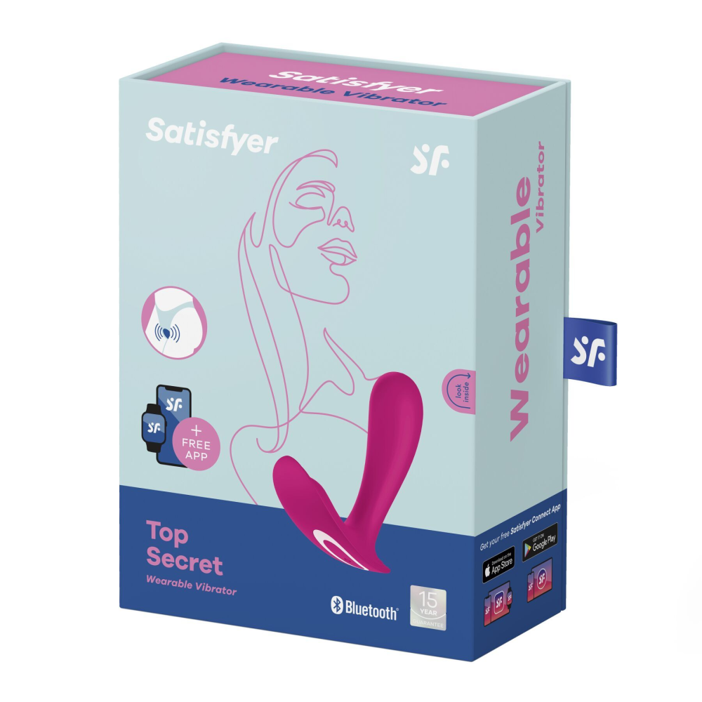 Смарт-вибратор в трусики Satisfyer Top Secret Pink (мятая упаковка!!!)