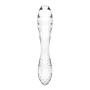 Двусторонний стеклянный дилдо Satisfyer Dazzling Crystal 1 Transparent (мятая упаковка!!!)