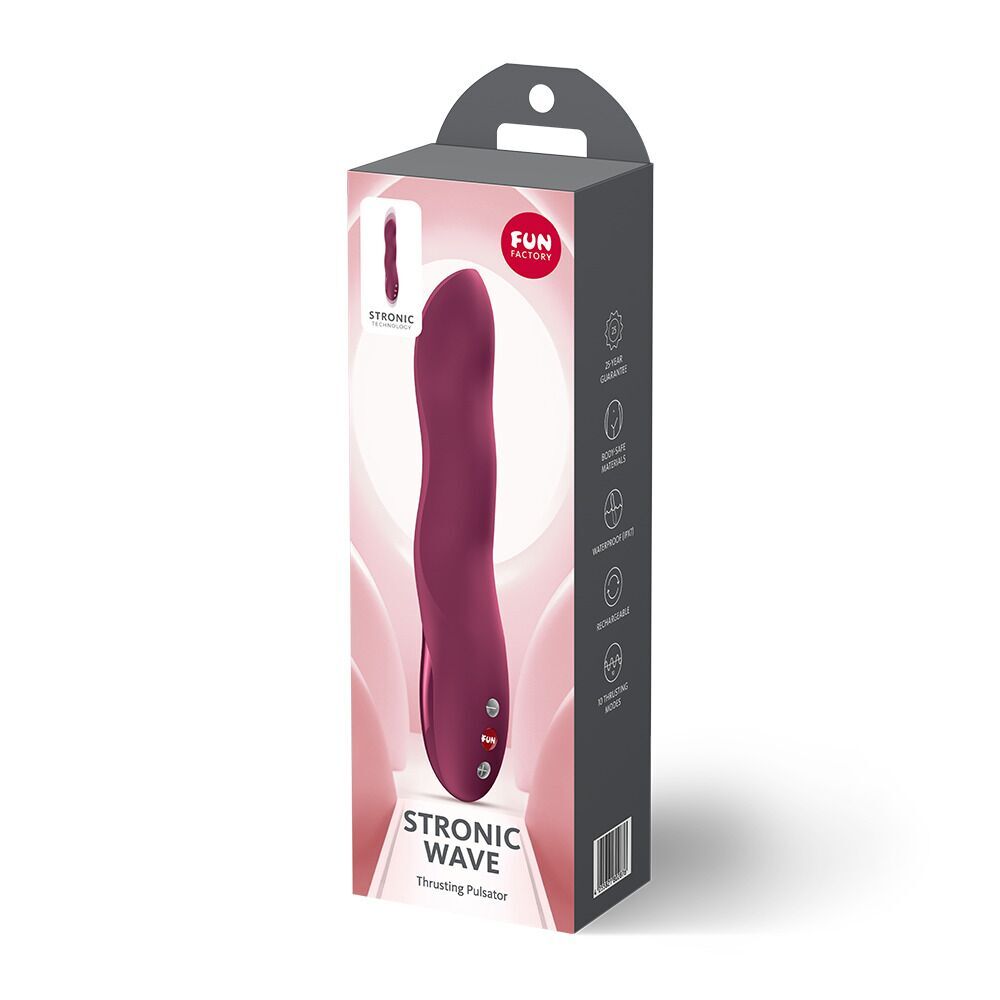 Пульсатор для точки G Fun Factory Stronic Wave Wine Red (мятая упаковка!!!)