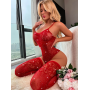 Бодистокинг JSY WW7238-Red One Size