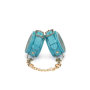 Наручники Liebe Seele Blue Lamb leather Wrist Cuffs with Velvet Lining