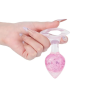 Анальная пробка Liebe Seele Heart-shaped Crystal Anal Plug - Pink Medium