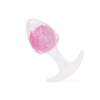 Анальная пробка Liebe Seele Icecream-shaped Crystal Anal Plug - Pink Medium